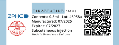 Tirzepatide 25mg ZPHC product